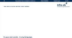 Desktop Screenshot of intra-eg.de