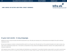 Tablet Screenshot of intra-eg.de